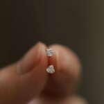 ミニハートサージピアス